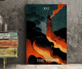 The Tower Tarot Card Print No Frame Poster Mystic Wall Art For Tarot Enthusiasts And Collectors by My Store