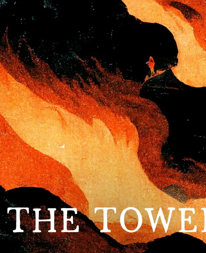The Tower Tarot Card Print No Frame Poster Mystic Wall Art For Tarot Enthusiasts And Collectors by My Store