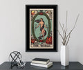 The World Tarot Card Print Poster No Frame Ethereal World Card Art Completion Theme by My Store