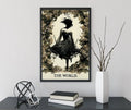 The World Tarot Card Print Poster Without Frame Wall Art Completion And Accomplishment by My Store