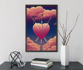 Three Of Swords Tarot Card Print By Green Menagerie by My Store