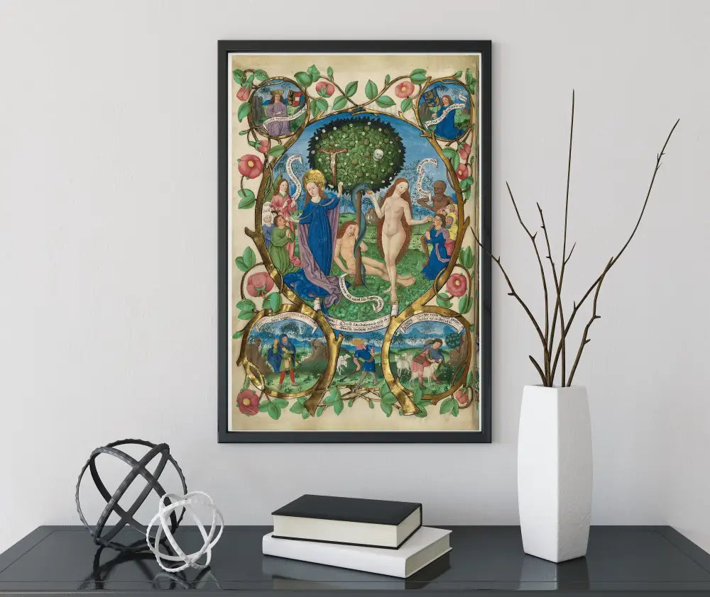 Tree Of Life And Death Poster No Frame Eve And Mary Ecclesia by My Store