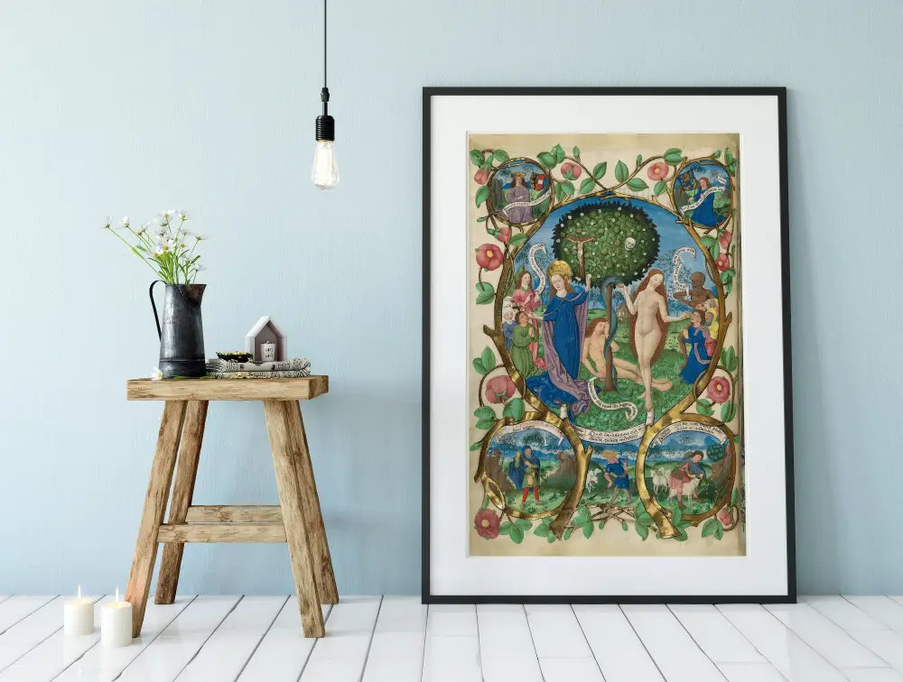 Tree Of Life And Death Poster No Frame Eve And Mary Ecclesia by My Store