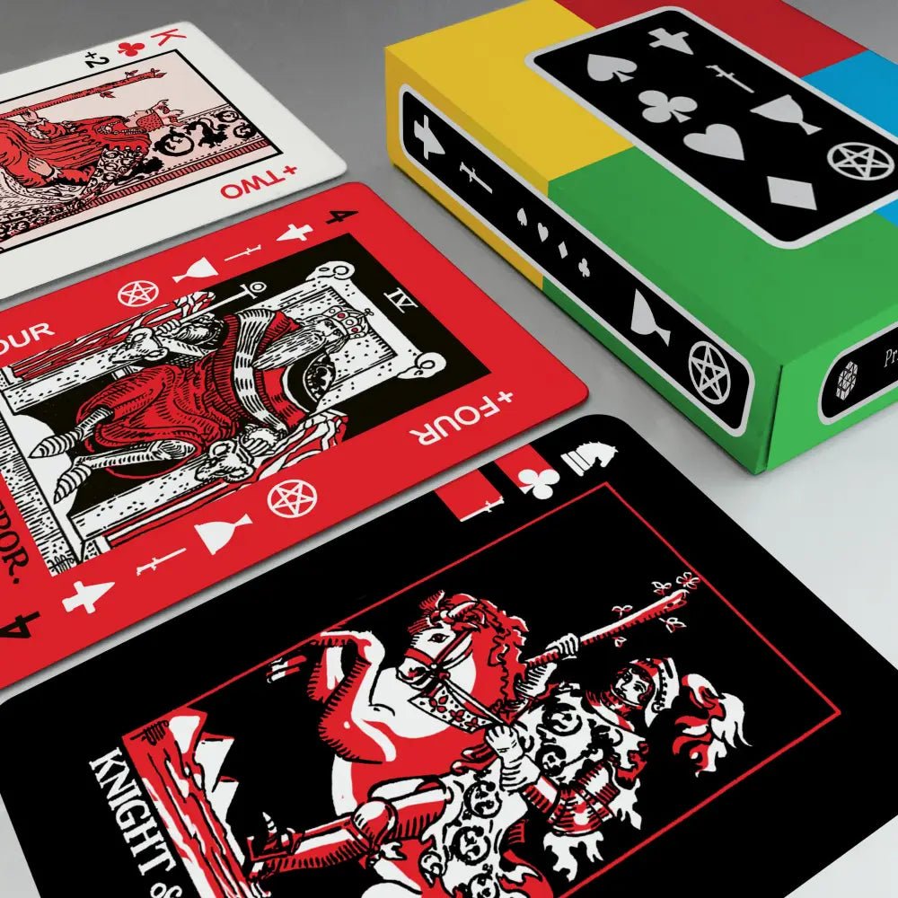 Trio Play Tarot Deck Dual Card Games by My Store