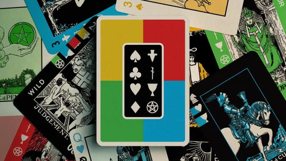 Trio Play Tarot Deck Dual Card Games by My Store