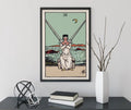 Two Of Swords Tarot Card Print No Frame Poster by My Store