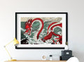 Utagawa Kuniyoshi Dragon Print No Frame Ukiyoe Art by My Store