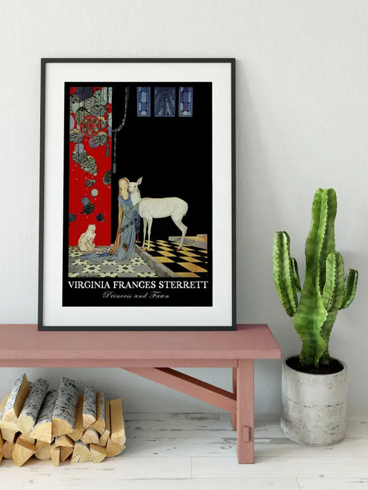 Vintage 1920 French Fairy Tales Poster Print By Virginia Sterrett Archival Matte Finish by My Store