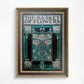 Vintage Book Cover Print Art Nouveau Floral Bohemian Poster by My Store