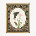 Vintage Butterflies Print Beige Poster Artwork by My Store