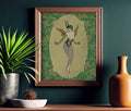 Vintage Fashion Flapper Poster No Frame Costume Party Print by My Store