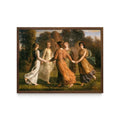 Vintage Painting - Women Dancing - Rayons de soleil - Classical - Romanticism