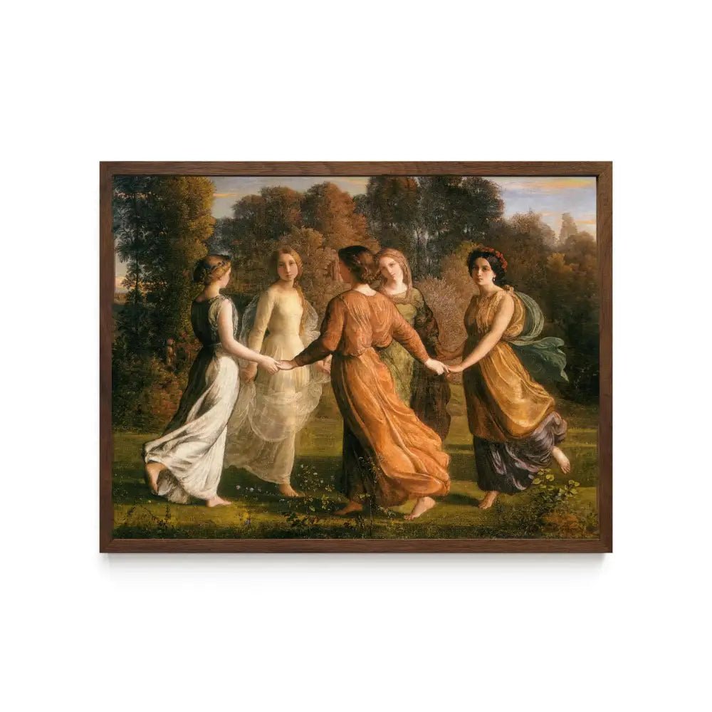 Vintage Painting - Women Dancing - Rayons de soleil - Classical - Romanticism