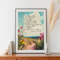 Virginia Woolf Poem Print 5x7 Premium Archival Matte 230gsm by DesignBohemian