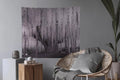 Wisteria Willow Tree Tapestry - Wisteria Purple Gray - Purple tree tapestry by DesignBohemian