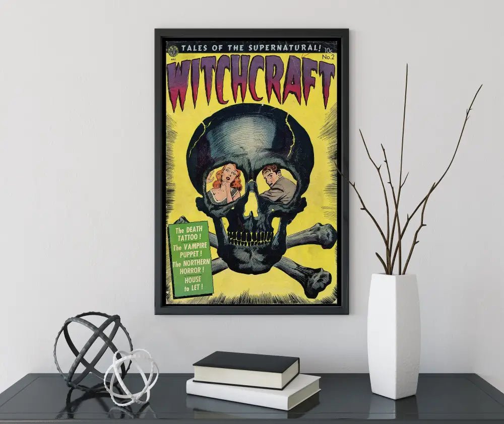 Witchcraft Comic Book Cover Issue No 2 Poster Vintage Art Print Limited Edition Gallery Quality by My Store
